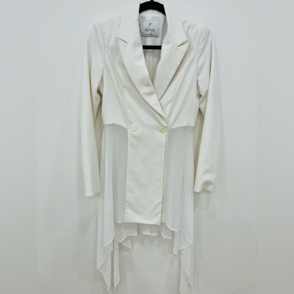 White blazer. Size 8